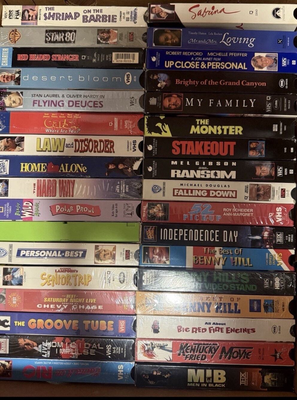 Vintage Lot Of 68 VHS Tapes MINT
